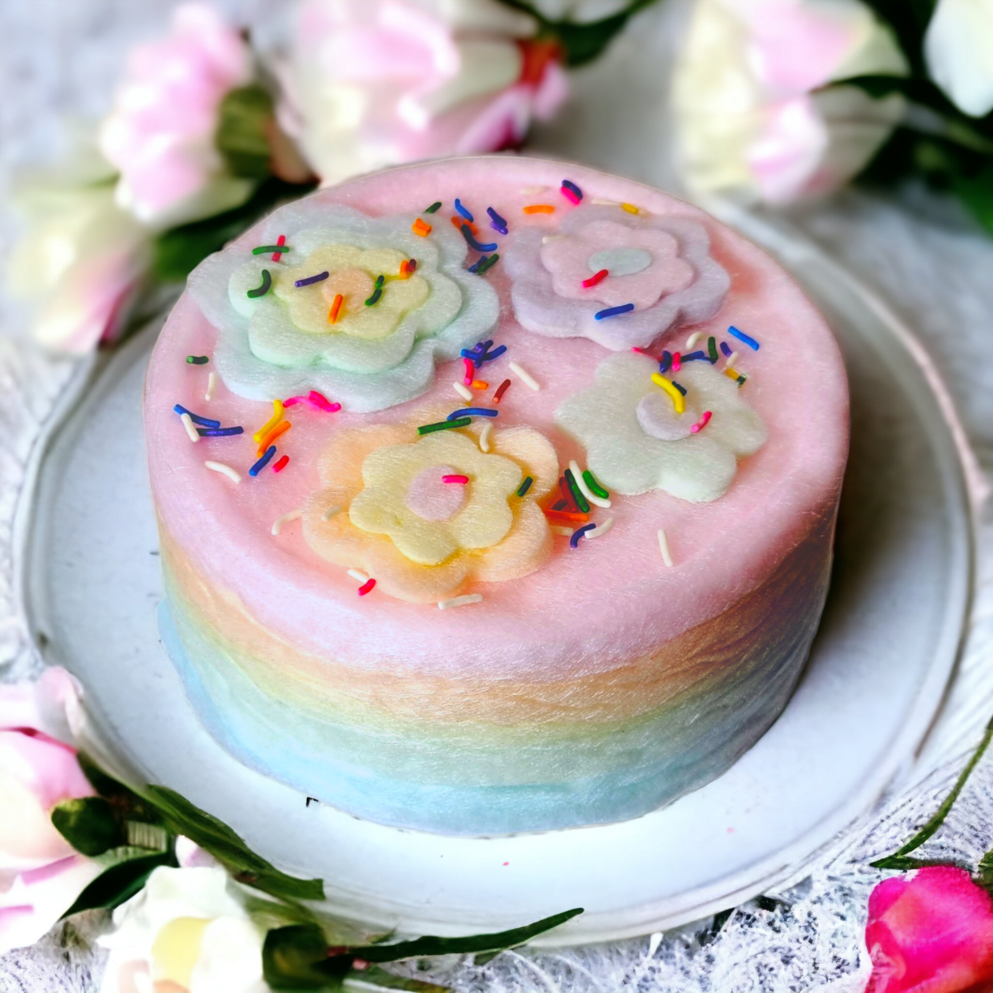 Buttercream Flower Cake: Step-By-Step Tutorial & Recipe